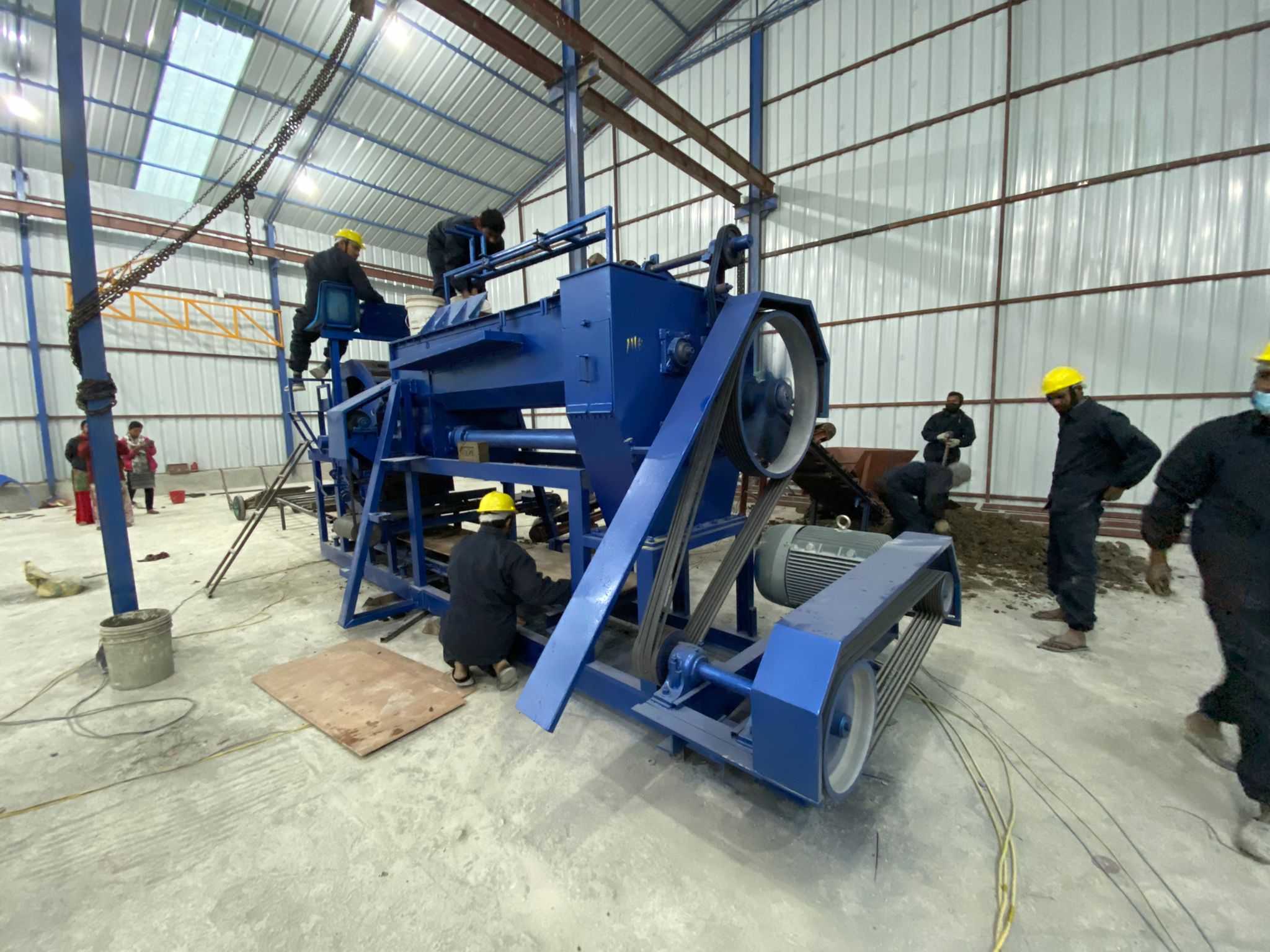 Brick making machine