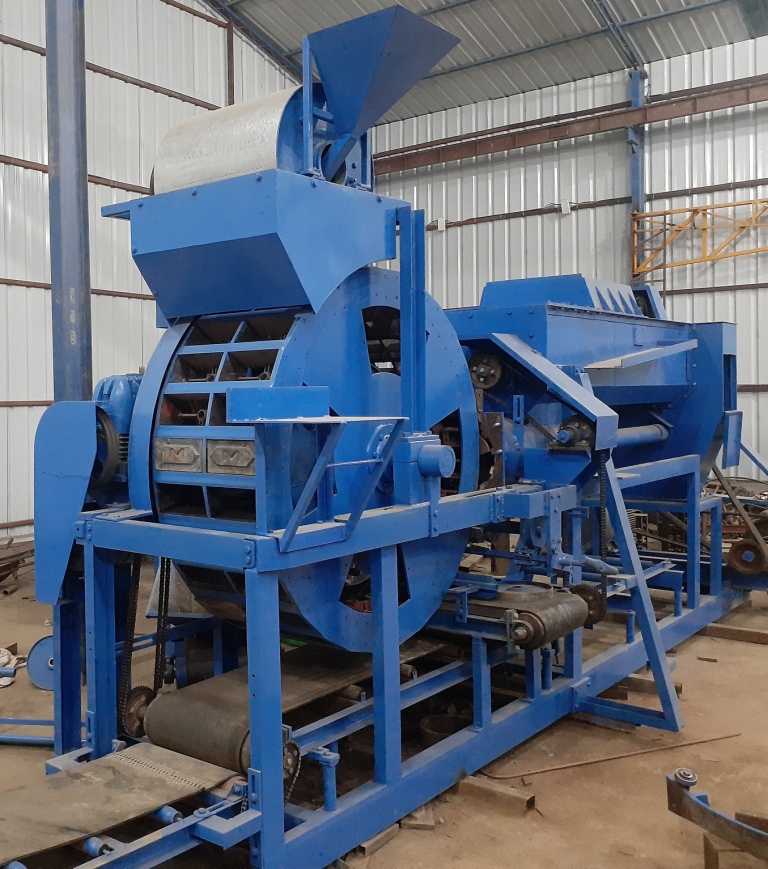 brick machine in factory