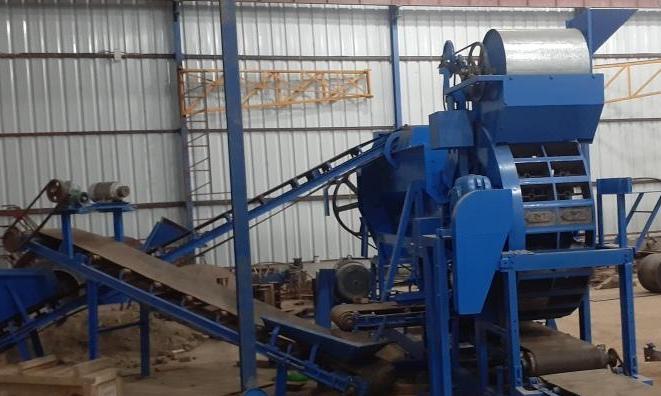 brick making machine full view