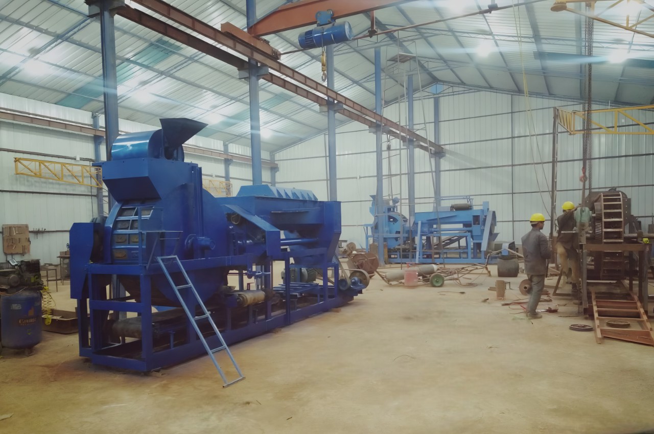 brick making machine in facotry